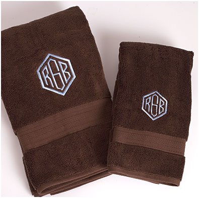 Monogramming Towels