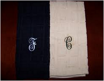 Monogramming Towels